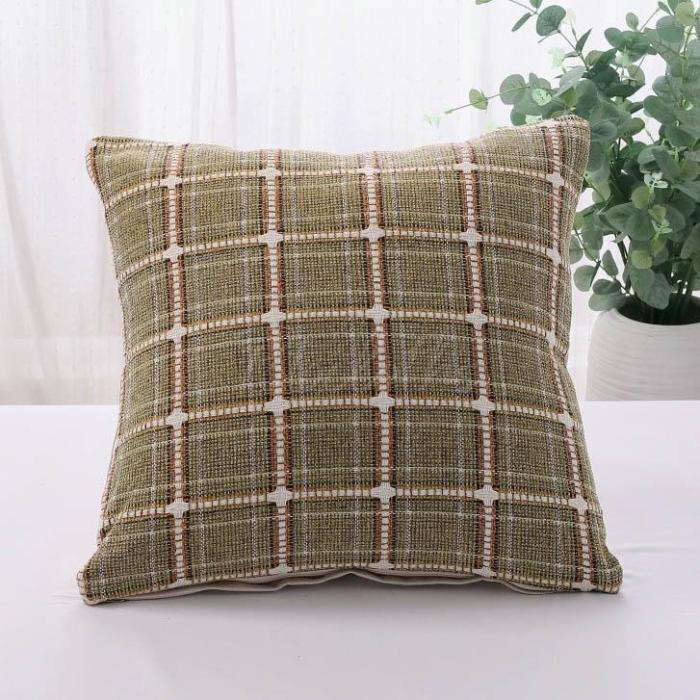 Plaid Printed Pillowcase