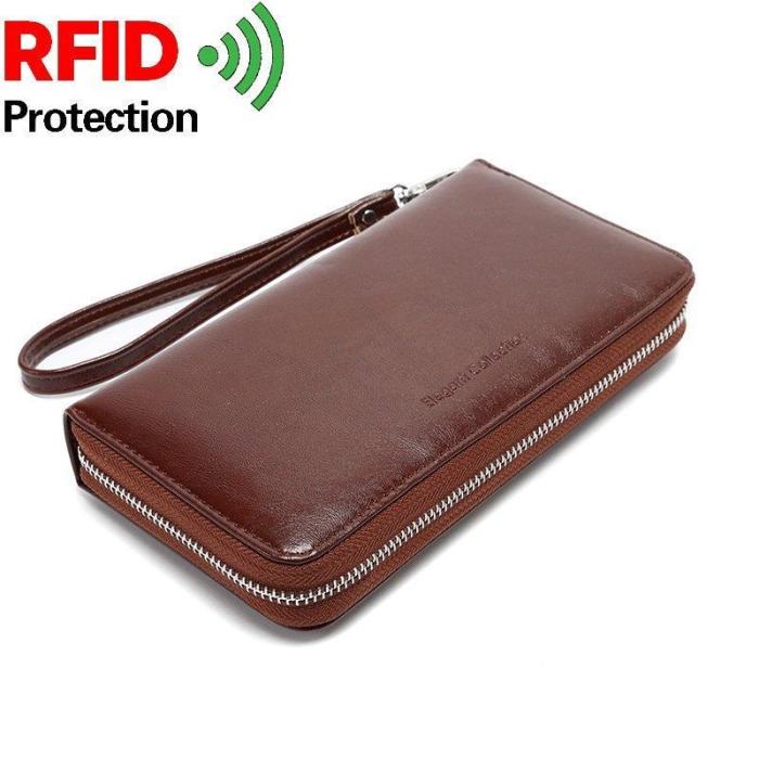 RFID Genuine Leather Card Wallet