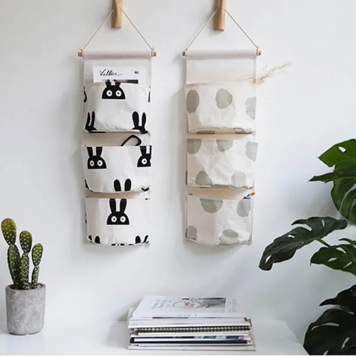 Cotton Linen Makeup Cosmetic Pouch Sundries Organiser