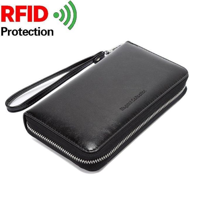 RFID Genuine Leather Card Wallet