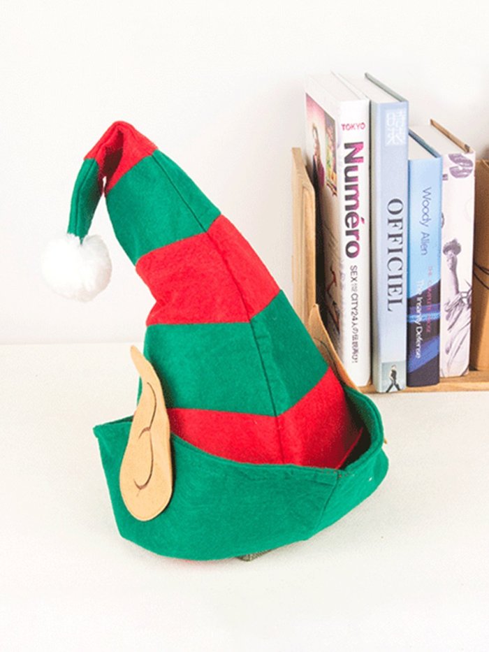 Christmas Elf Clown Hat