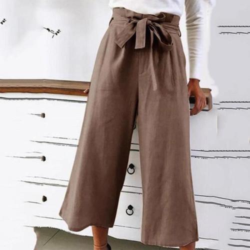 Loose Fitting Plain Pants