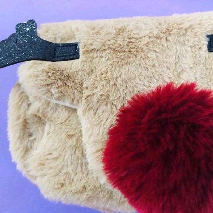 Mini Reindeer Elk Plush Bag Christmas Crossbody Bag