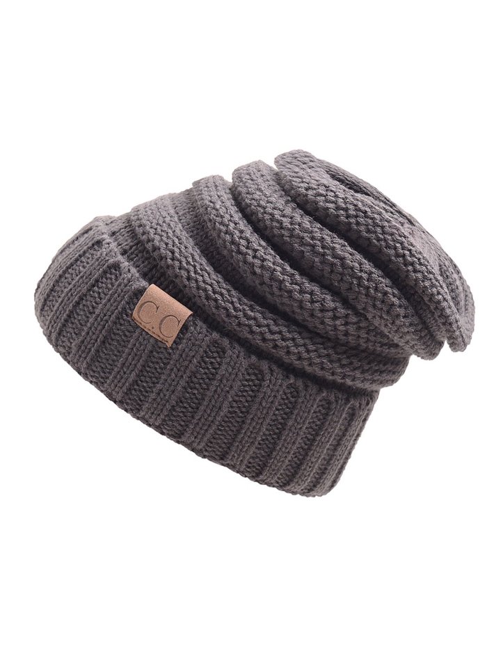 Patch Casual Knit Cap
