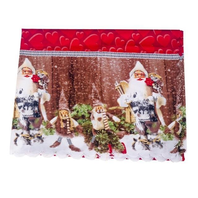 Christmas Dinner Tablecloth Rectangle Decorative Table Covers