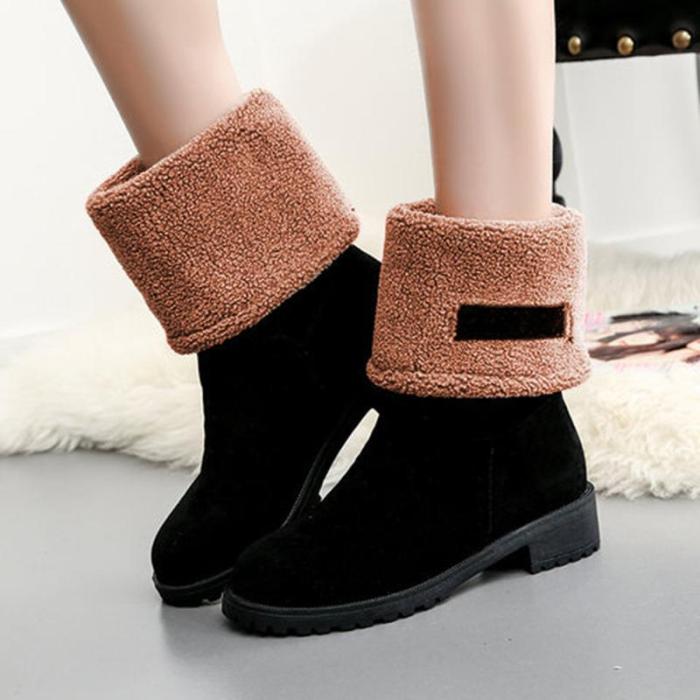 Women Snow Booties Casual Comfort Warm Shoes