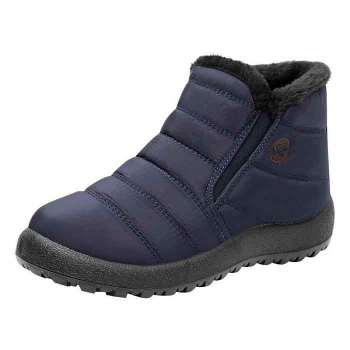 Women Winter Waterproof Comfy Slip-On Snow Boots