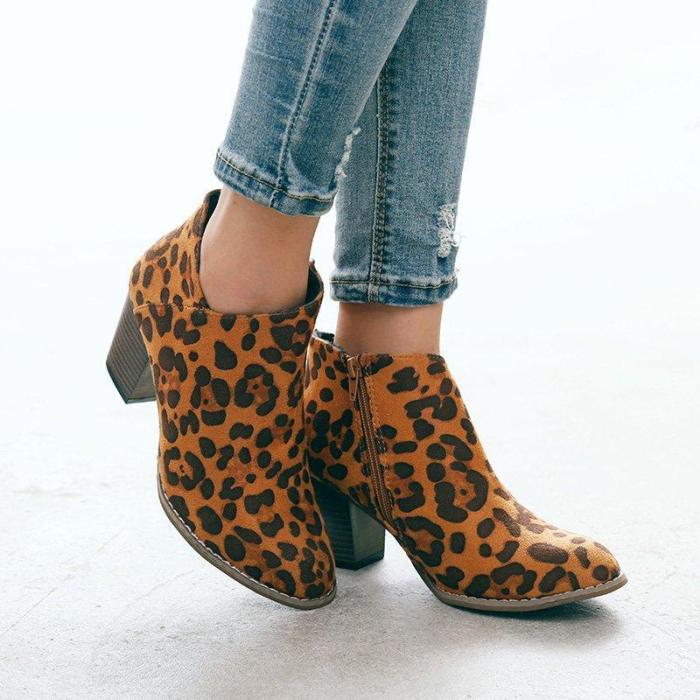 Closed Toe Chunky Heel Med (3-8Cm) Boots