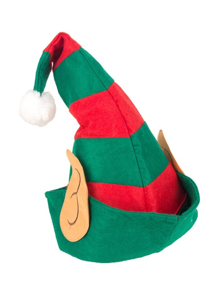 Christmas Elf Clown Hat