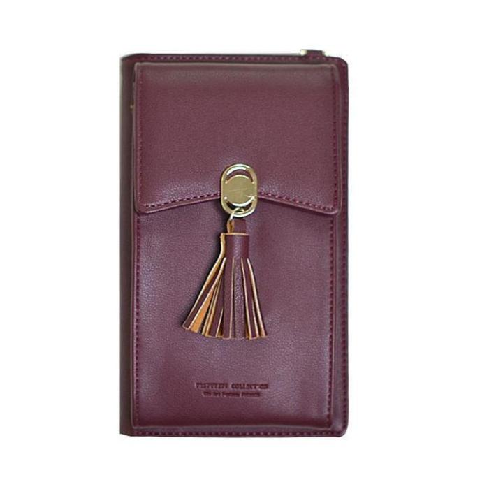 Fashion Women Tassel Cell Phone Wallets