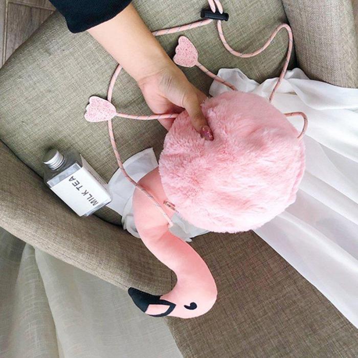 Flamingo Casual Cute Crossbody Bags