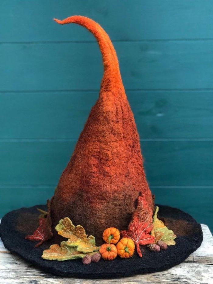 Red Cotton-Blend Casual Hats