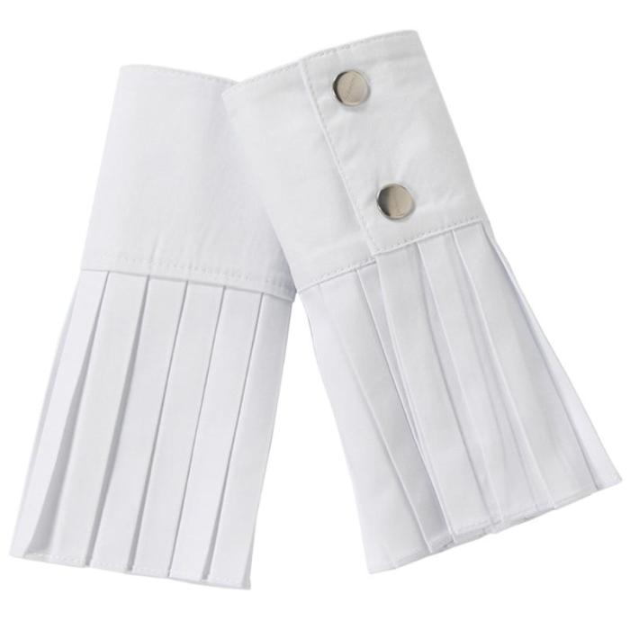 Fashion Ruffled Mandarin Sleevelet