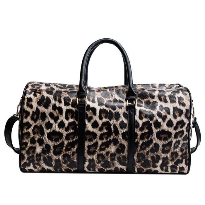 Women's Vintage Animal Print Large Capacity Tote