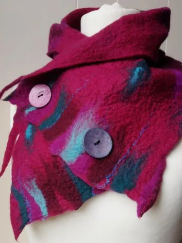 Purple Vintage Plain Scarves & Shawls