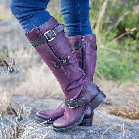 All Season Daily Flat Heel Boots