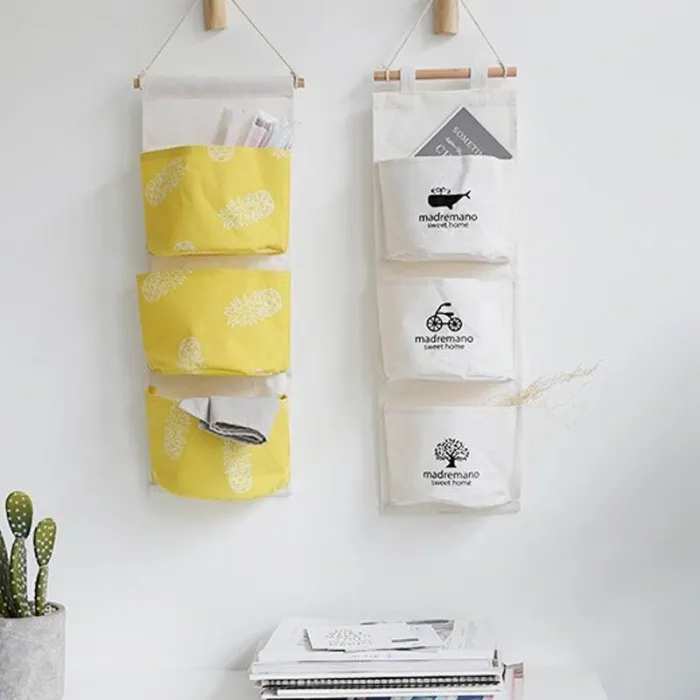 Cotton Linen Makeup Cosmetic Pouch Sundries Organiser