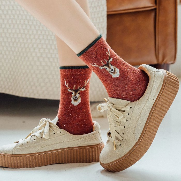 Warm Comfortable Wool-Blend Socks