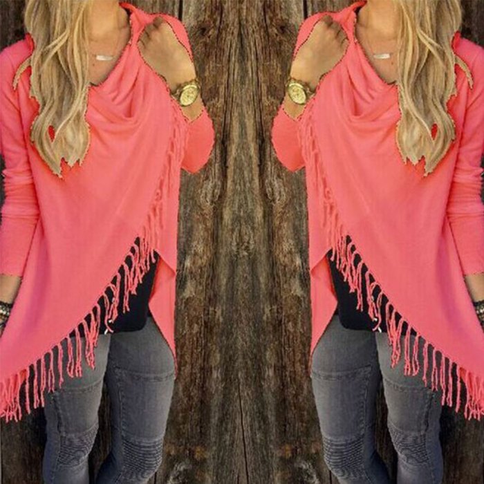 Fashion Classic Tassel Slash Jacket