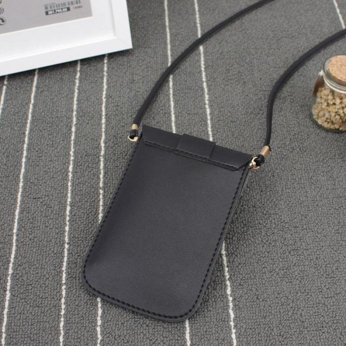Vintage Pure Color 5.5inch Phone Bag Purse Crossbody Bags