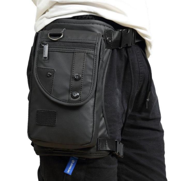 Men Fashion Nylon Waterproof Multi-function Pocket Chest Bag
