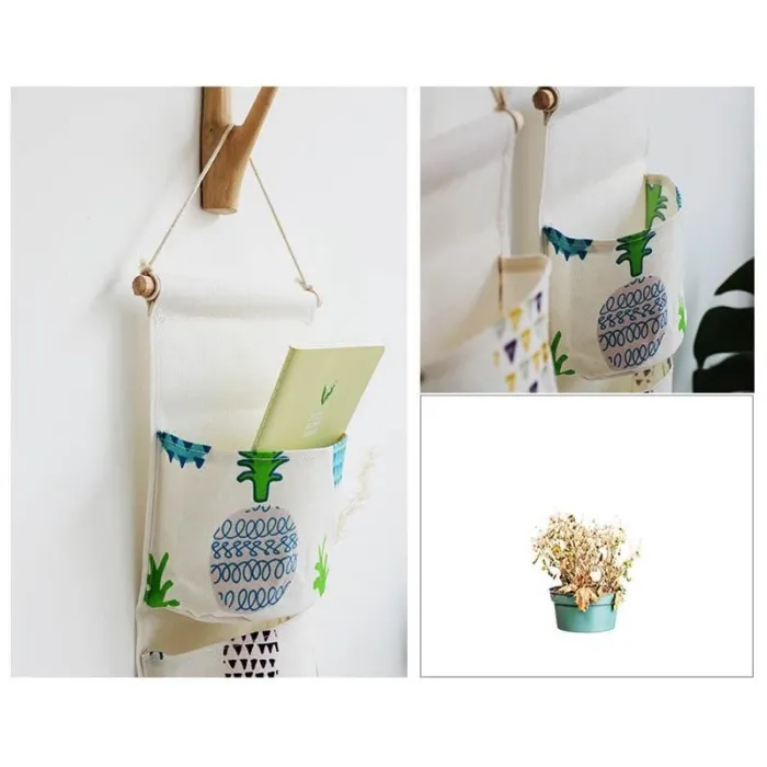 Cotton Linen Makeup Cosmetic Pouch Sundries Organiser