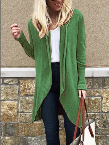 Long Sleeve Cotton-Blend Outerwear