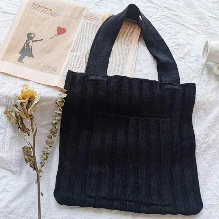 One-shoulder Women's Knit Bags