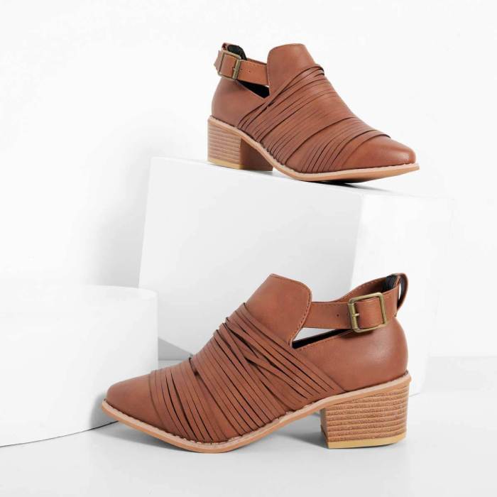 Women Classic Ankle Adjustable Buckle Booties Casual Comfort Plus Size Shoes