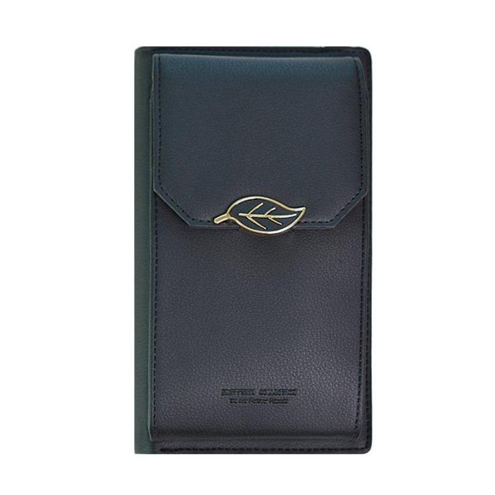 Fashion Leaf Women Cell Phone Bag Purse