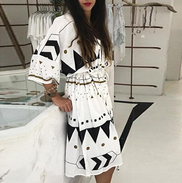 Beach Sexy Bikini Blouse   Swimsuit Cardigan Dress