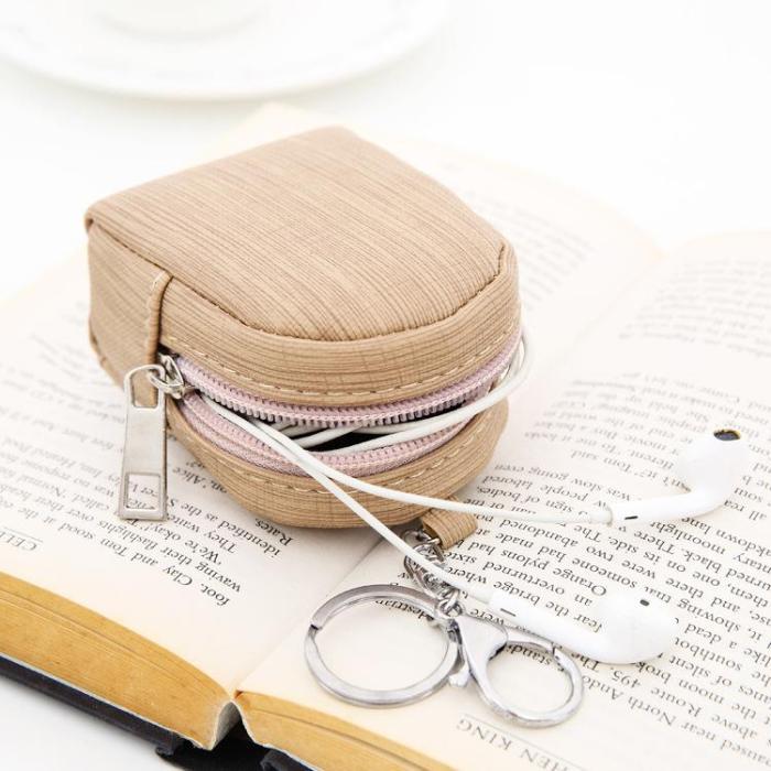 Mini Portable Coin Purse Keychain Bag Card Holder Bag