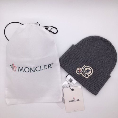 官网同步20秋季最新款-Moncler新款毛线针织帽子，专柜同步，冬季必备款