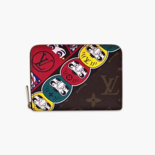 【原版皮】路易威登/LV 拉链零钱包，取材Monogram帆布，借鉴山本宽斋的艺术特色，缤纷展现歌舞伎，脸谱元素，外形小巧且极为实用，款号：M67250
