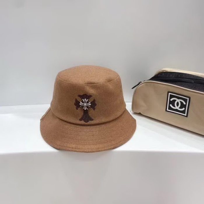 20冬季最新专柜款-ChromeHearts20秋冬新款羊毛呢子皮标十字架，个性街头朋克风，神秘复古十字架，帅气！帽型超正！精品刺绣皮边，妥妥的高级风！