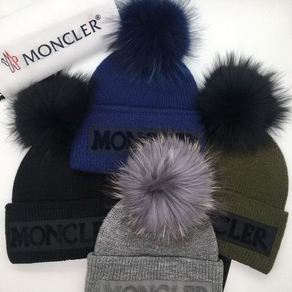 官网同步20秋季最新款-Moncler新款针织帽，独家定制超大毛球，特别火爆，采用精选毛线，手感超柔软，弹性极佳
