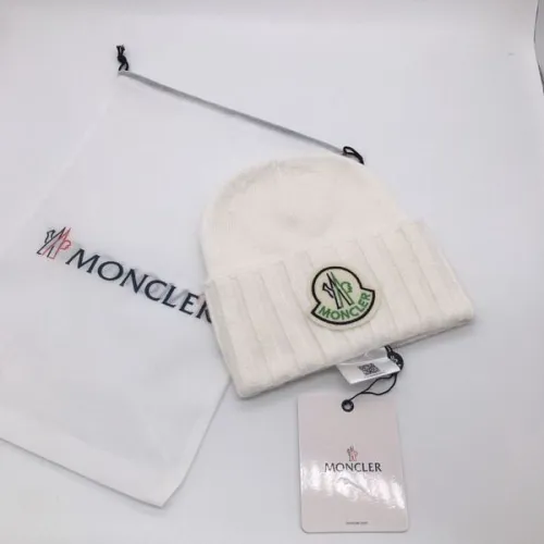 官网同步20秋季最新款-Moncler新款毛线针织帽子，专柜同步，冬季必备款