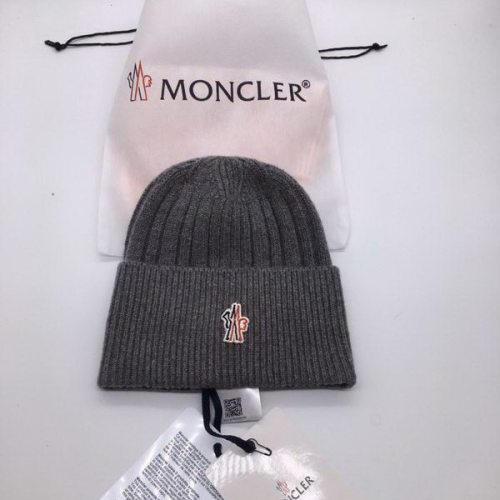 官网同步20秋季最新款-Moncler新款毛线针织帽子，专柜同步，冬季必备款