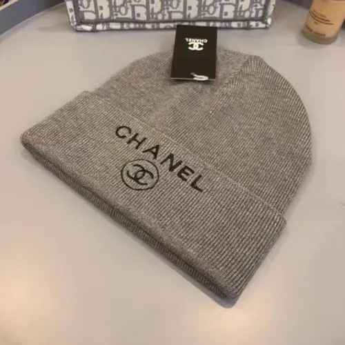 20冬季最新专柜款-Chanel针织羊毛毛线帽，羊毛，帅气朋克风。超酷时尚街头风