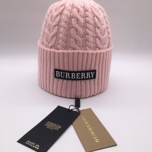 官网同步20秋季最新款-Burberry新款毛线针织帽子，专柜同步，冬季必备款