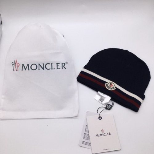 官网同步20秋季最新款-Moncler新款毛线针织帽子，专柜同步，冬季必备款