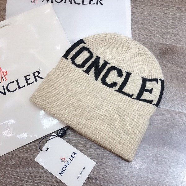 官网同步20秋季最新款-Moncler新款毛线针织帽子，专柜同步，冬季必备款