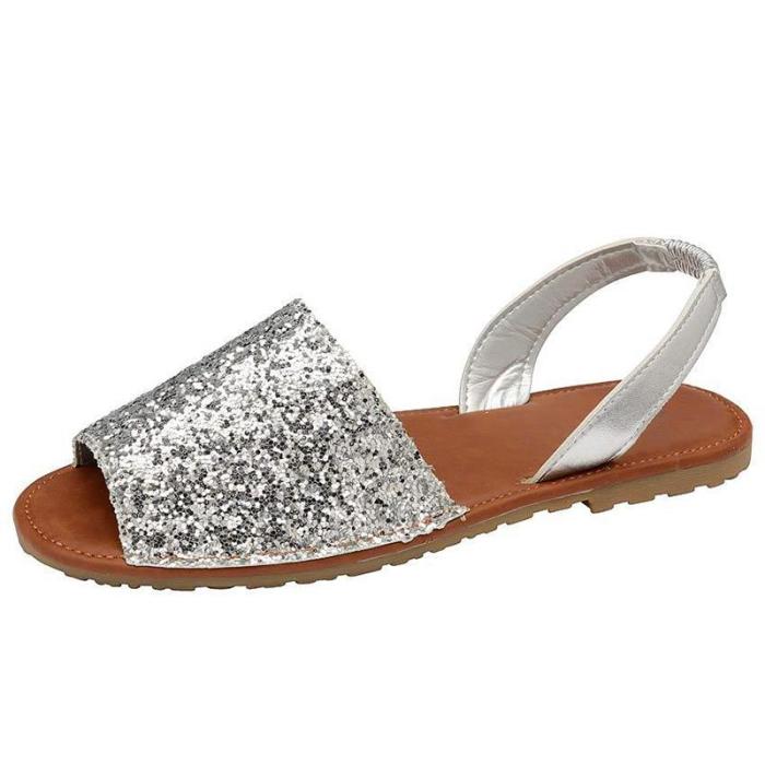 Women Flip Flop Sandals Plus Size Peep Toe Slip on Sandals