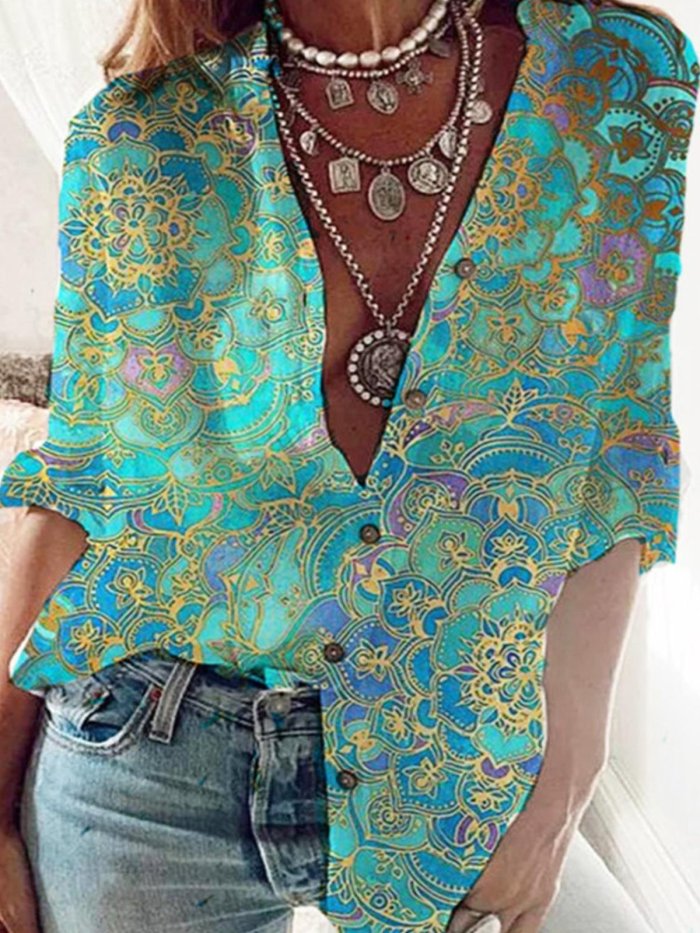 Long Sleeve Vintage Shirts & Tops