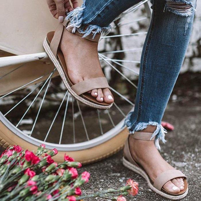 Espadrille Open Toe Sandals
