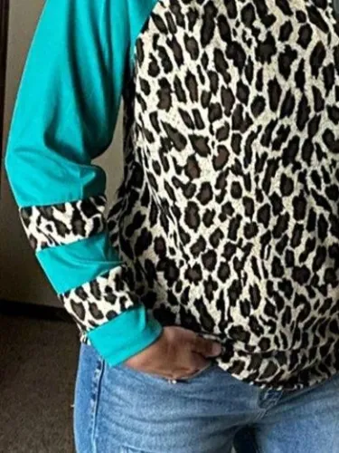 Cotton-Blend Casual Long Sleeve Shirts & Tops