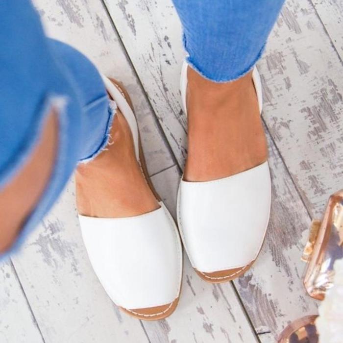 Women Flip Flop Sandals Plus Size Peep Toe Slip on Sandals