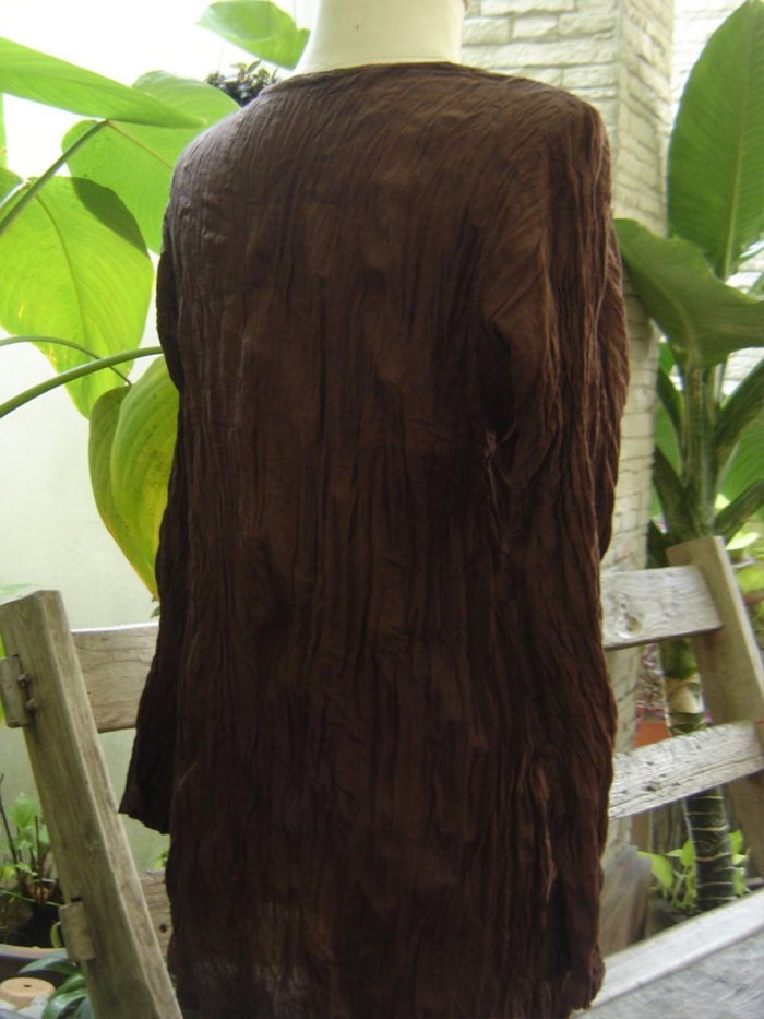 Shift Crew Neck Vintage Long Sleeve Shirts & Tops