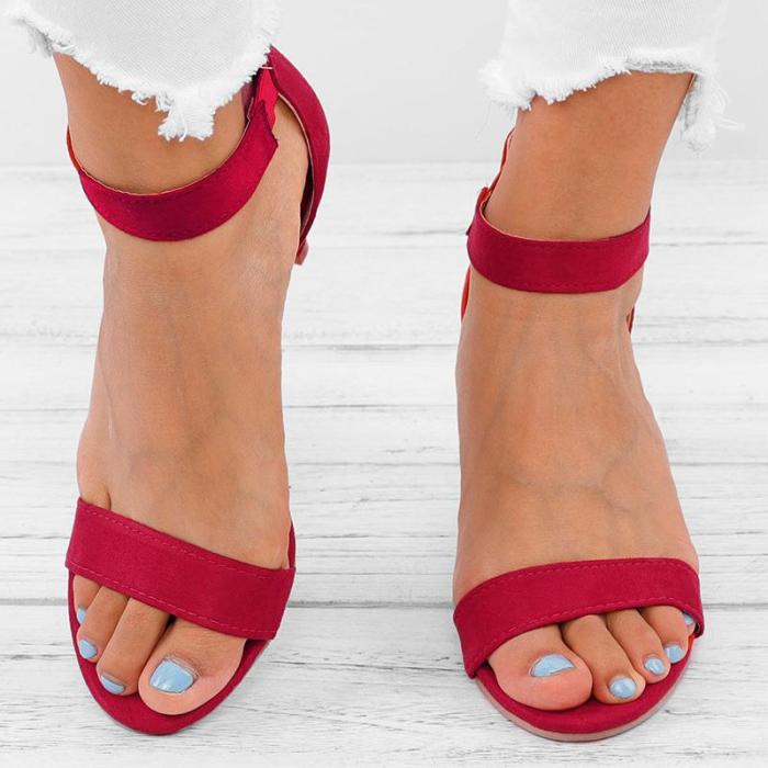 Ankle Strap Sandals - Taupe