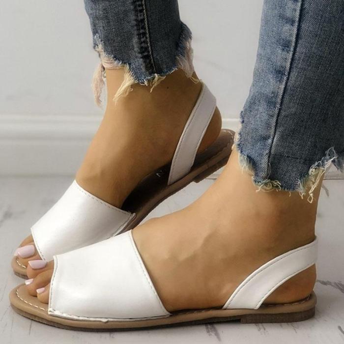 Women Flip Flop Sandals Plus Size Peep Toe Slip on Sandals